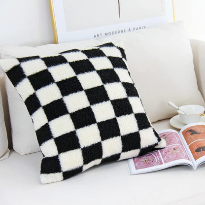 Checkerboard Cushion Cover